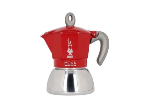Moka Induction Red 4T