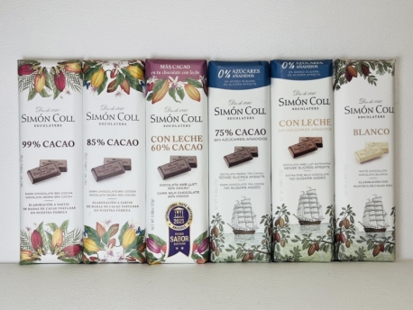 Chocolatina Simón Coll Blanca 25 g