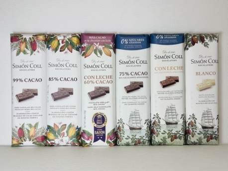 Chocolatina Simón Coll 0% 75% 25 g