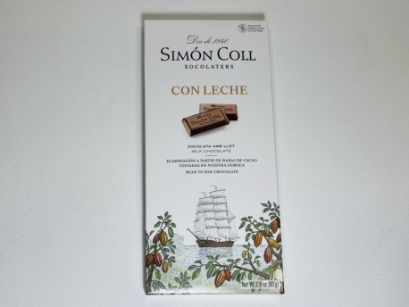 Chocolate Simon Coll 85 g con Leche